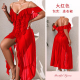 Mesh Nightgown Comfort Chain Shoulder Strap Home Clothes