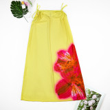 Three-piece Set of Sexy Printed Cross-border Split Women's Swimsuits