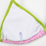 Bikini Print Split Women's Swimsuit