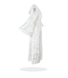 Sexy Lace Light Luxury Long-sleeved Velvet Hooded Nightgown Bathrobe Bathrobe Home Clothes