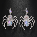 Halloween Ghost Earrings Exaggerated Rhinestone Earrings
