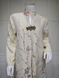 Muslim Dress Fashion High-end Jacquard Fabric Embroidered Gradient Robe