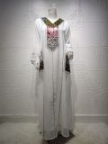 Jalabiya Dubai Bead Sequin Embroidered Robe Hai Muslim