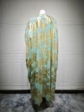 Gold-stitched Robe Two-piece Alabiya Dubai Dress