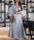 Jalabiya Dubai Bead Sequin Embroidered Robe Hai Muslim