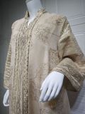 Muslim Embroidered Sequined Robe Large Size Dress
