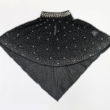 Women's Two-piece Dress and Cape Set