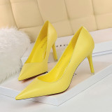 High Heels Stilettos Super High Heels Shallow Pointed Toe Shoes