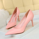 High Heels Stilettos Super High Heels Shallow Pointed Toe Shoes