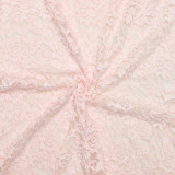 Strapless Long-sleeved Dress with Lace Splicing Straps and Hip-hugging Long Skirt