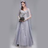 Halloween Costume Horror Ghost Bride Dress Ghost Zombie Costume Masquerade Costume
