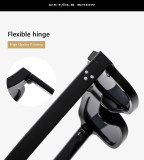 Square Small Frame Arrow Sunglasses