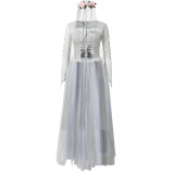 Halloween Costume Horror Ghost Bride Dress Ghost Zombie Costume Masquerade Costume