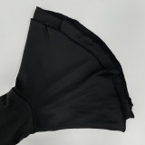 Bell Sleeve Waist Low Cut Sexy Hot Girl Button Dress