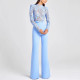 Lace Fringed Trousers See-through Sexy Jumpsuit
