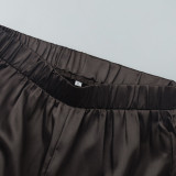 Long Sleeve Long Pants Pajama Set Cardigan Pajamas Lounge Wear