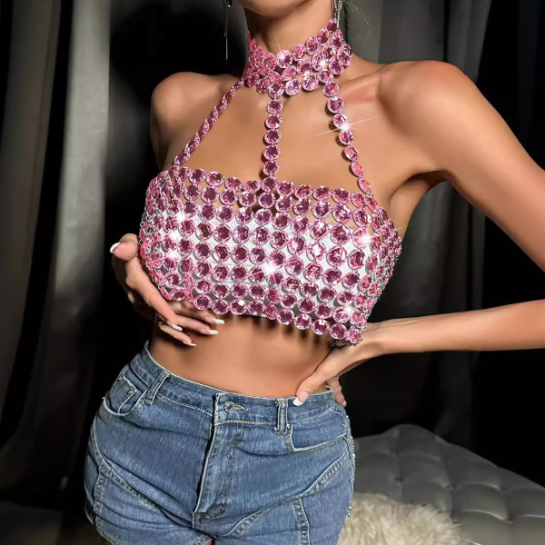 Backless Camisole Halter Top