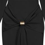 Sexy One-shoulder Slim-fitting Arm-wrapped Dress