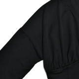 Hoodie and Trousers Two-piece Fashionable Casual Sports Solid Color Suit