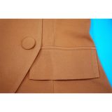 Leopard Print Collared Shirt Casual Suit