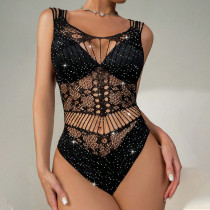 Sexy One-piece Bikini Net Clothes Hollow