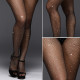 Mesh Hot Rhinestone Pantyhose Hollow Socks for Women White Diamond Socks Full of Rhinestones