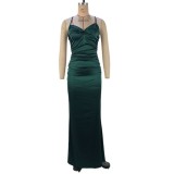 Tight Hip-hugging Dress with Straps