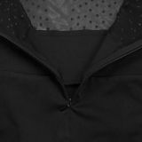 See-through Mesh Long-sleeved Jumpsuit