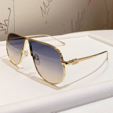 Large Frame Metal Fashion Sunglasses