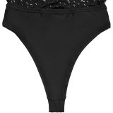 Two-piece See-through Mesh Long Skirt with Rhinestones