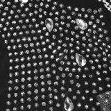 See-through Mesh Long-sleeved Jumpsuit