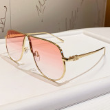 Large Frame Metal Fashion Sunglasses