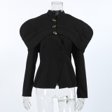 Jacket Retro Black All-match Fashion Top