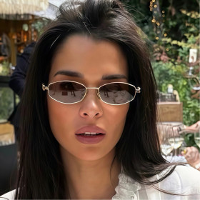 Oval Hollow Sunglasses