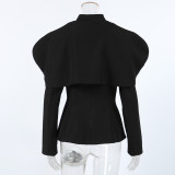 Jacket Retro Black All-match Fashion Top