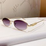 Oval Hollow Sunglasses