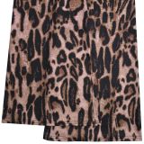 Deep V Leopard Print Comfort Jumpsuit
