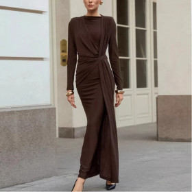 Waist Slimming Evening Dress