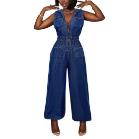 Denim Jumpsuit Overalls