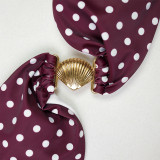 Bikini Three Piece Polka Dot Split Swimsuit