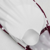 Bikini Three Piece Polka Dot Split Swimsuit