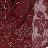 Halter Sequin Slit Party Banquet Dress Half-length Skirt