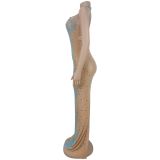 Sexy See-through Mesh Dress with Rhinestones and Slim Fit