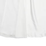 Deep V Sexy Spliced ​​chiffon Dress