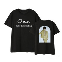 Kpop EXO T-shirt SUHO online FANMEETING short-sleeved T-shirt Korean loose loose T-shirt