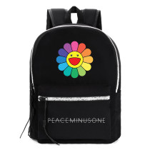 Kpop G-Dragon Peripheral Schoolbag Shoulder Backpack Contrast Color Canvas Bag Student Leisure Bag