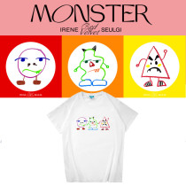 Kpop Red Velvet Squad Album Monster Periphery Short Sleeve T-shirt Korean Loose Bottoming Shirt Short Sleeve