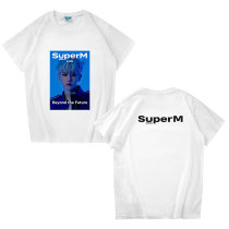 Kpop SuperM T-shirt Beyond the Future Poster Short Sleeve T-shirt BAEK HYUN KAI LUCAS MARK TAEMIN TAEYONG TEN