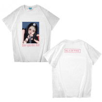 Kpop BIACKPINK T-shirt How You Like That Painted Short Sleeve T-shirt JENNIE JISOO LISA ROSE
