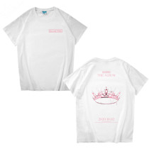 Kpop BLACKPINK T-shirt First official Album THE ALBUM Short-sleeved T-shirt
